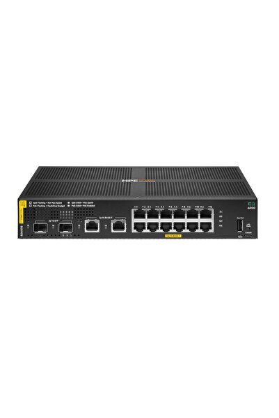 HP Switch NET 12 porturi 2SFP/POE CX6000 ARUBA de la HPE, R8N89B