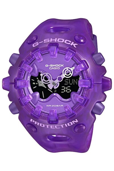 G-SHOCK Ανδρικό ρολόι AnaDigi, λουράκι από καουτσούκ, βιολετί, μεγάλες διαστά...