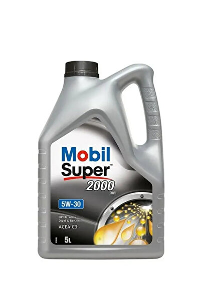 Mobil Super 2000 Xe C3 5W30 5 Lt Partiküllü Motor Yağı