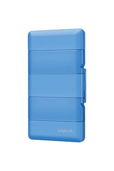 LogiLink CUTIE, pt 4 x SSD M.2 NGFF/ NVME, rezistenta la socuri, albastru, UA...