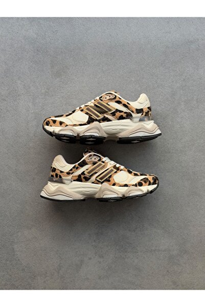caps Bej Leopar 96N Sneaker
