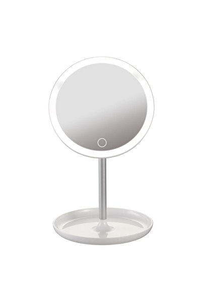 Platinet Mirror 44538, round, 16.2cm diameter, with 4W LED, white