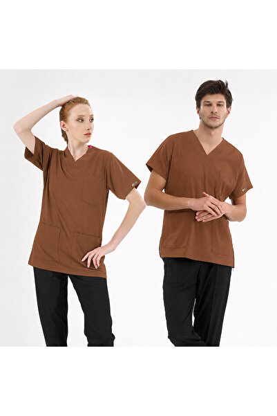 ÇİZGİ MEDİKAL Friar Brown Silva Luxury Lycra Single Top Jersey