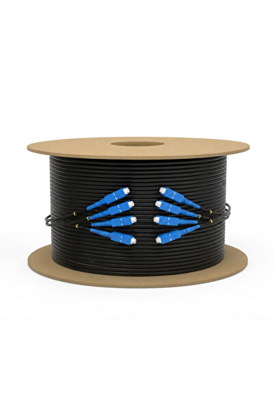 OEM Patchcord FO 8 fire FTTH cu sufa de otel pentru exterior cu conectori SC/...