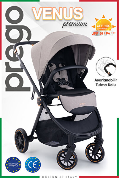 Prego Venüs Premium UV Tenteli Çift Yönlü Kolay Katlanır Bebek Arabası