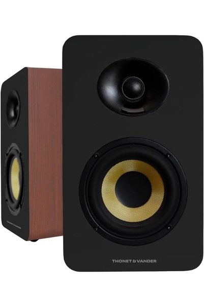 Vertrag Gen2 80W RMS Hoparlör 2.0 Bluetooh 5.0 RCA Optik Girişli (Ahşap Renk)