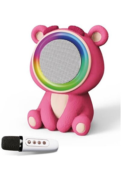 Tivoa 20W 2400 Mah Karaoke Mikrofonlu Ayıcık Bluetooth Haparlör BTS-253