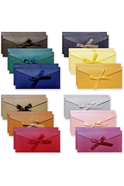 X SPRING Colourful Envelopes, 24pcs Envelopes Invitation Envelopes with Color...