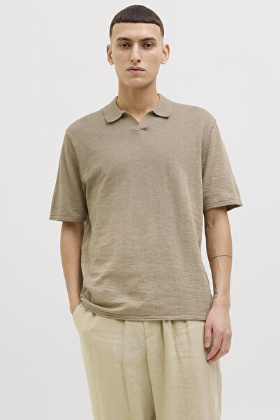 Jack & Jones تي شيرت جاك آند جونز للرجال بياقة بولو 12269650 CROCKERY