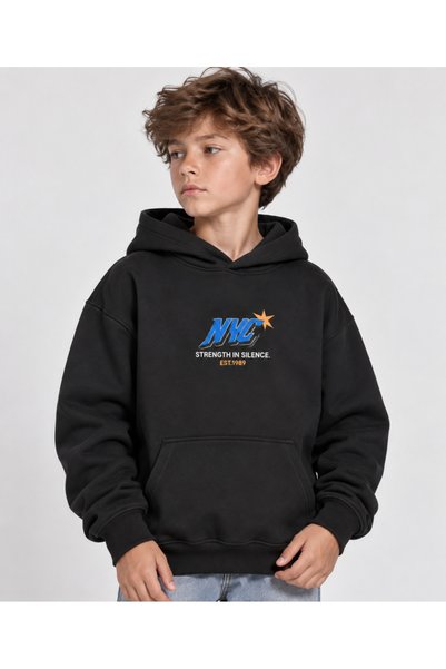 Victor and Jane Boys’ Front and Back Graphic Sweatshirt Hoodie