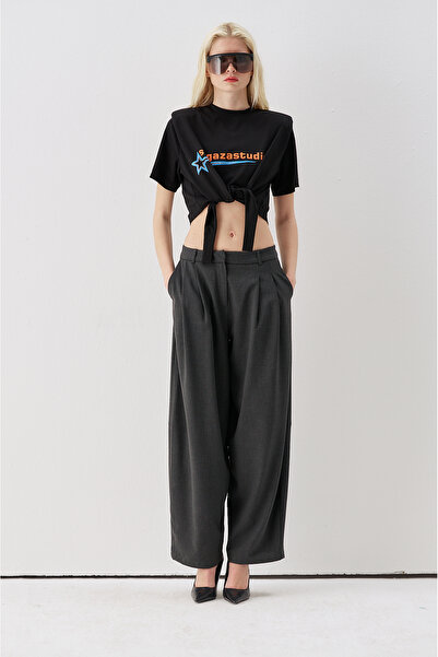 Sagaza Studio SS6181 BAĞLAMALI T-Shirt