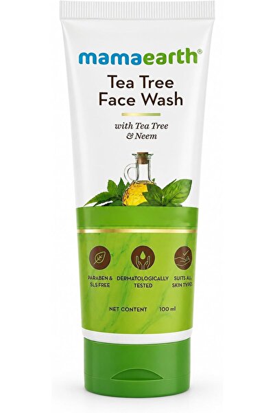 Mamaearth Tea Tree Face Wash for Clear & Acne-Free Skin | Enriched with Tea T...