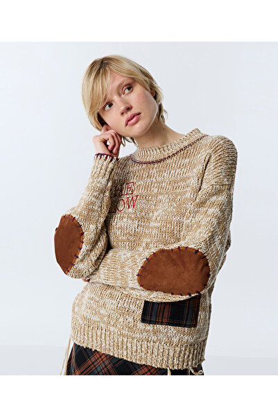 Twist EKOSE DESEN PATCH'Lİ KAZAK