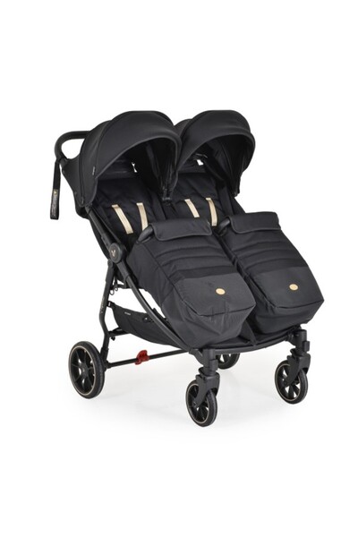 Cangaroo Carucior pliabil Gemeni 2Gether Black, 0-36 luni, spatare reglabile,...