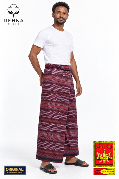 DEHNA NICHE فوطة - سارونغ رجالي إندونيسي فاخر – የቅንጦት ሽርጥ