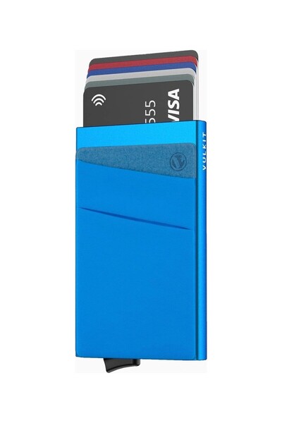 VULKIT Rfid Protected Aluminum Men's Card Holder Wallet