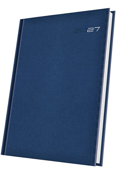 Herlitz Agenda datata 2027 saptamanal, A4, 128 pagini, copera din piele sinte...