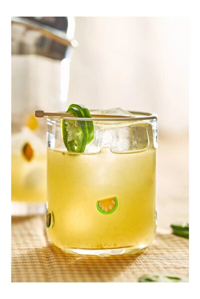 Anthropologie The Icon Food & Drink Handmade Bead Detailed Glass Cup