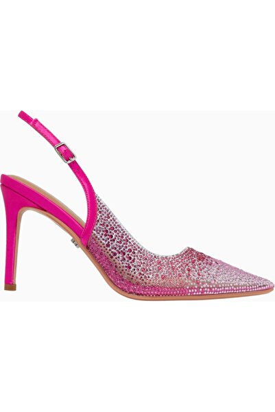 Kurt Geiger Carvela 100 Positano Strap Heels, Stylish Vinyl, Pointed Toe Stil...