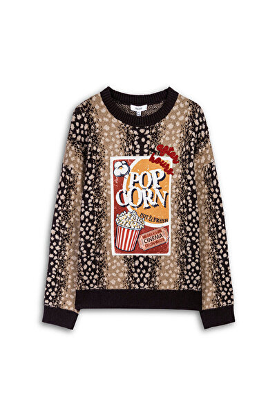 Twist BAMBİ JAKARLI PATCH'Lİ KAZAK