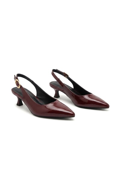 Zerenyus Zrct3 - Short Nut Heeled Pointed Toe Women's Shoes 4 cm Patent Leath...