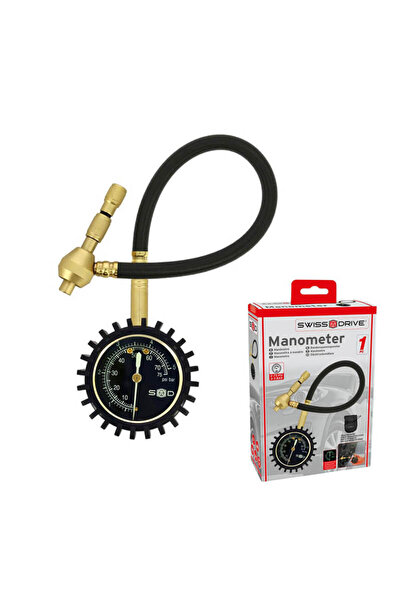 Swiss Drive Αναλογικός Μετρητής Πίεσης Ελαστικών 75 Psi 5 Bar TYRE060 (CAR003...