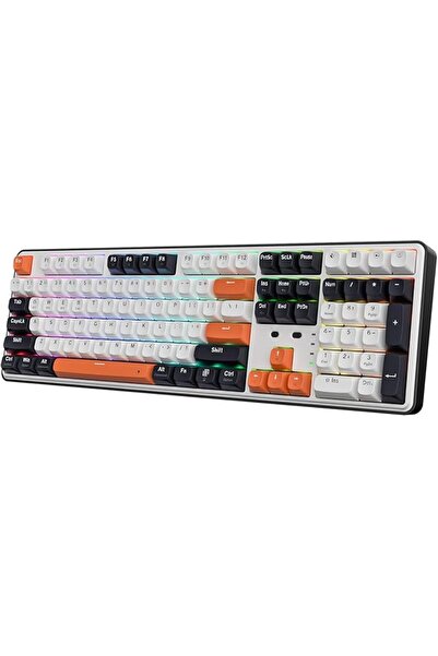 REDRAGON K689 PRO Wireless RGB Gaming Keyboard, 104 Keys + 4 Extra Hot Keys, ...