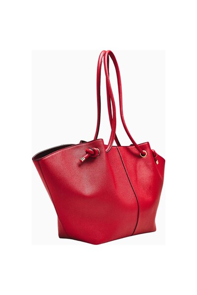 Maeve Textured Faux Leather Tote Bag