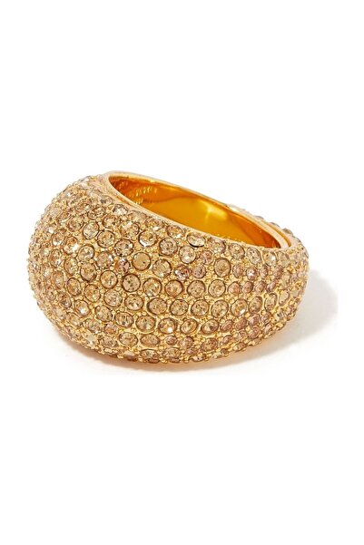 Kurt Geiger Pave Dome Ring, Domed Design with Crystals