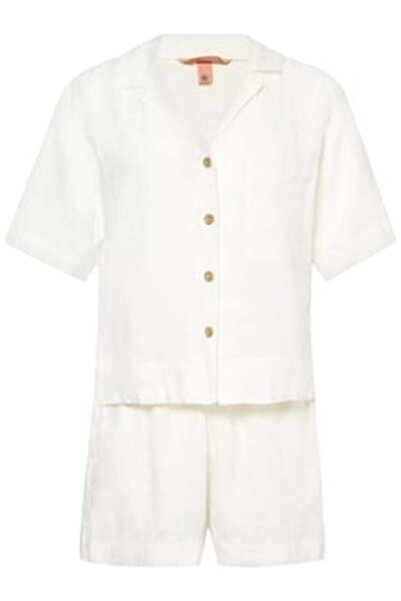 Eberjey Garment Dyed Linen Shorts Set