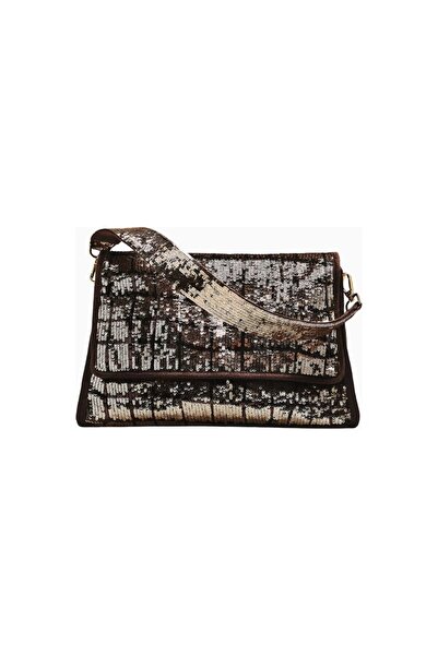 Maeve Audra Beaded and Sequined Shoulder Bag