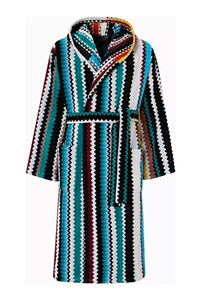 Missoni Home Curt Kapşonlu Havlu Bornoz, Yumuşak & Spa Hissi