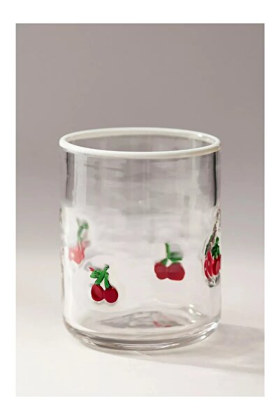 Anthropologie The Icon Food & Drink Handmade Bead Detailed Glass Cup