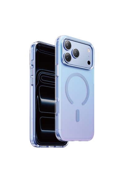 KeepHone iPhone 18 Pro & 17 Pro Kılıf Işıltılı Renk Geçişli Gökkuşağı Rainbow...