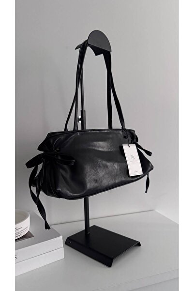 NES BAGS & ACCESSORIES Bella Fiyonk Detaylı Omuz Çanta - Siyah