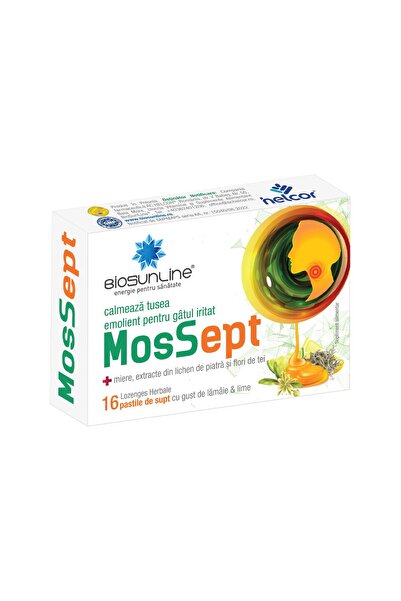 BioSunLine Mossept – pastile de supt pentru