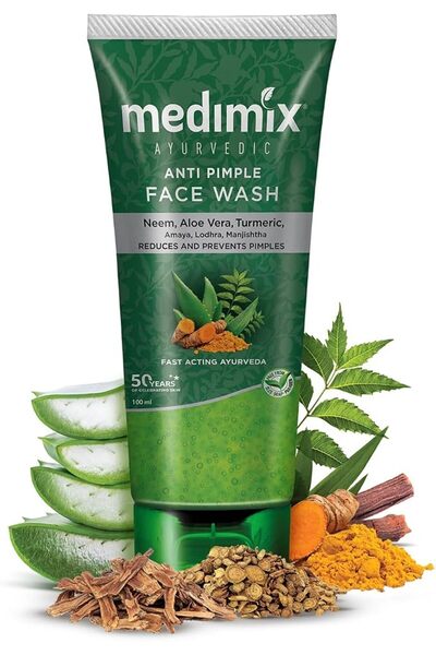 Medimix Ayurvedic Face Wash for All Skin Types - Soap Free - Paraben Free (10...