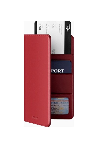 VULKIT Rfid Protected Leather Unisex Passport Holder and Travel Wallet