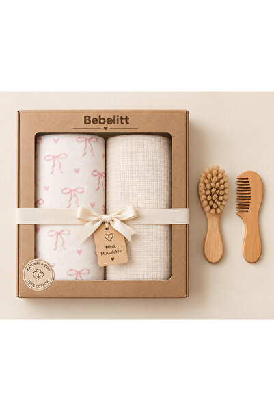 MCT Baby Wear Organic Baby Comb and Brush Set – 2-Piece Blanket