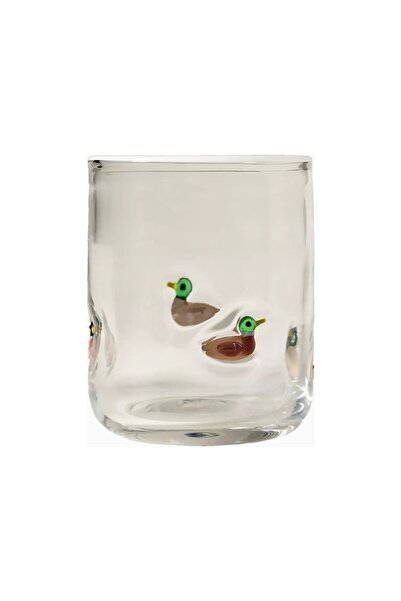 Anthropologie The Icon Handmade Bead Detailed Glass Juice Cup
