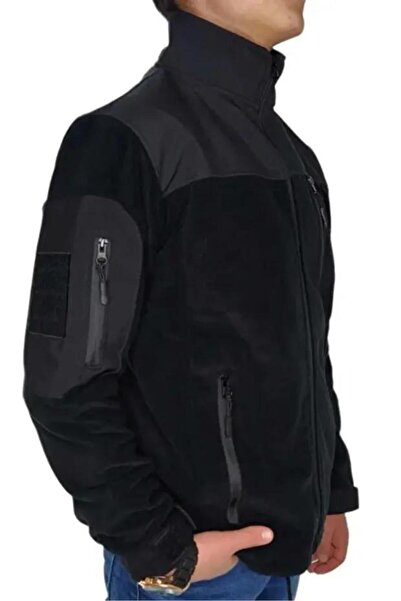Silyon Askeri Giyim Erkek Haki Askeri Taktik Polar Mont Softshell Omuz Detayl...