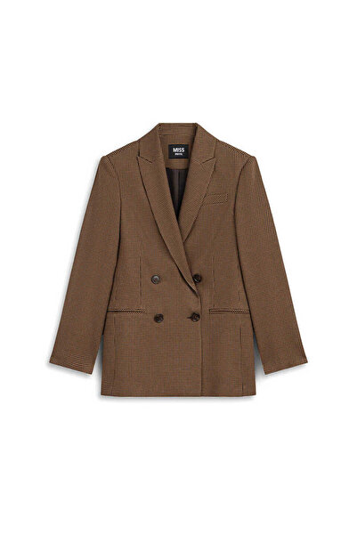 MISS IPEKYOL Desenli kruvaze blazer