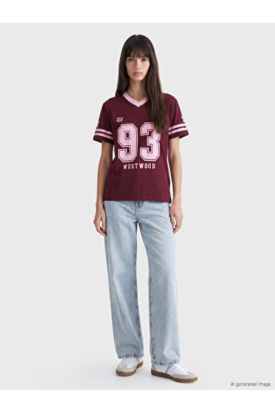 LC Waikiki 100% Βαμβακερό Oversize Γυναικείο T-Shirt