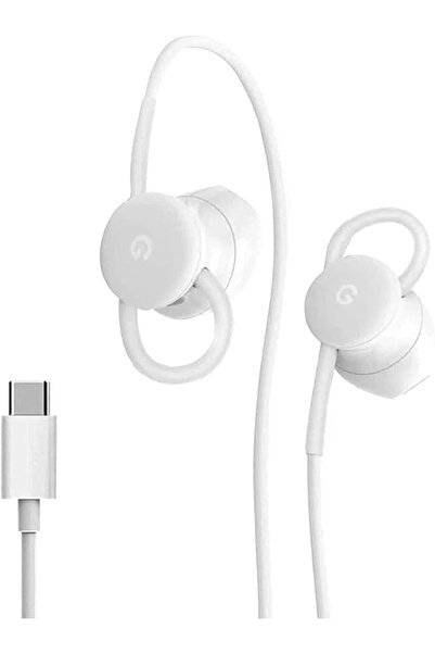 Google سماعات أذن سلكية USB-C رقمية من النوع C لهواتف بيكسل - مع ميكروفون وتح...