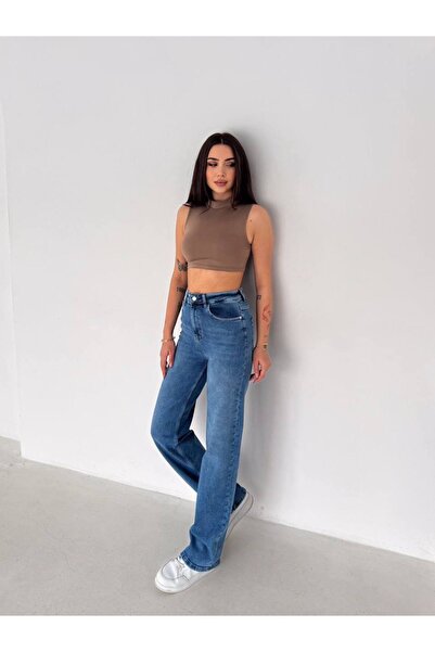 Noa&Noa Randum Palazzo Comfort Jeans - Blue Blue