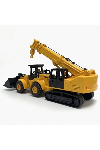 EXCAVATOR Set de 2 vehicule de construcții cu fricțiune și lumini 38cm
