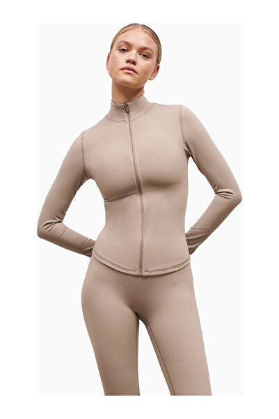 BECAUSE OF ALICE سترة نسائية بسحّاب من Base Sculpting Zip Up Jacket