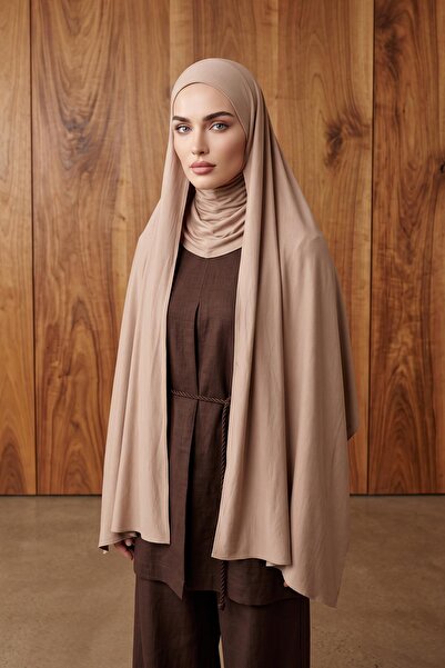 Aisha's Design شال عملي من القطن الممشط يغطي الرقبة، طراز PS-59