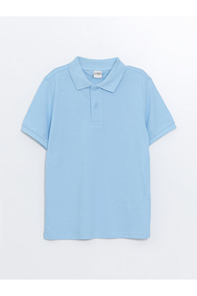 LC Waikiki Tricou de băieți cu guler polo, mânecă scurtă, basic