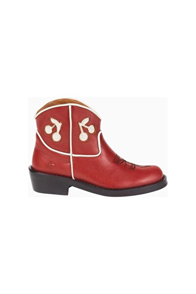 BONPOINT Joya Embroidered Luxury Design Children's Leather Boots